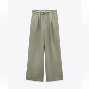 Zara | PALAZZO LINEN Pants